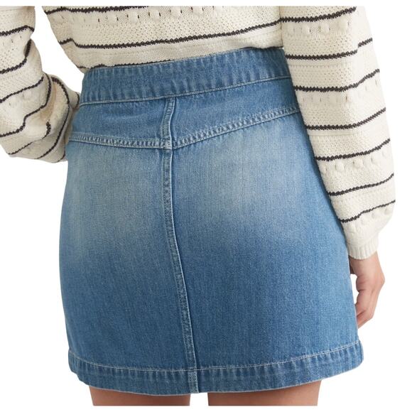 Marine Layer Emilia Denim Mini Skirt size 8 - Picture 6 of 6